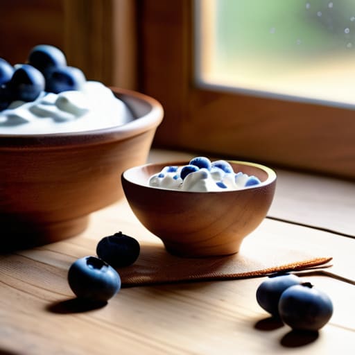Greek Yogurt with Berries and Granola bowl.
