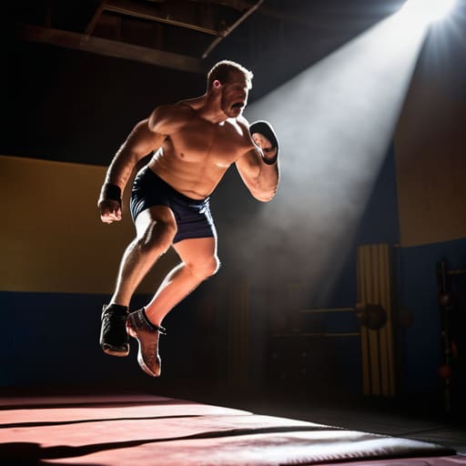 Developing lower body explosiveness for grappling.