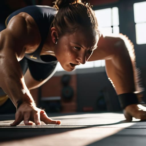 Improving wrestling agility through controlled movement.
