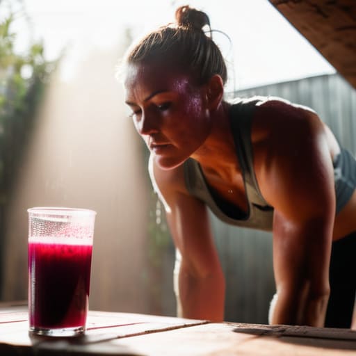 Beetroot juice fueling your next session.