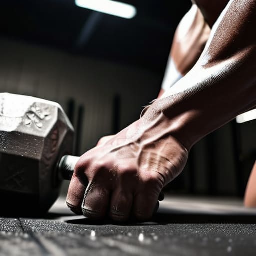 Heavy weightlifting for wrestlers building maximal strength.